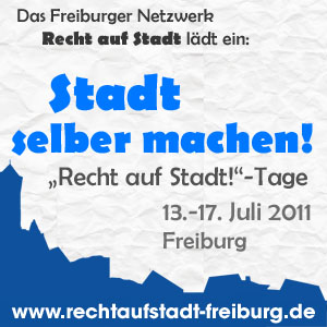 Stadt selber machen - Stadt selber machen -