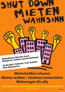 Shut down Mietenwahnsinn – sicheres Zuhause für alle!