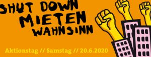 Shut down Mietenwahnsinn – sicheres Zuhause für alle!